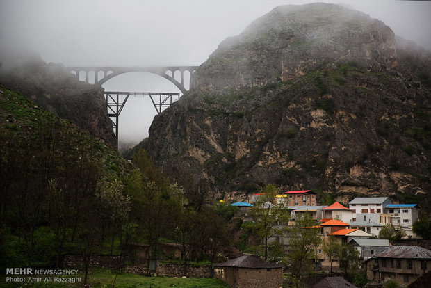 Veresk bridge in Mazandaran