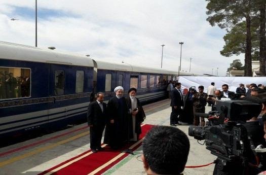 Pres. Rouhani arrives in Semnan