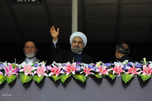   روحاني : الشعب الايراني يشاهد انفراجة كبيرة بعد تنفيذ الاتفاق النووي