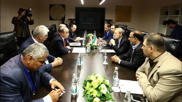 Larijani meets Kazakh, Tajik counterparts in Moscow