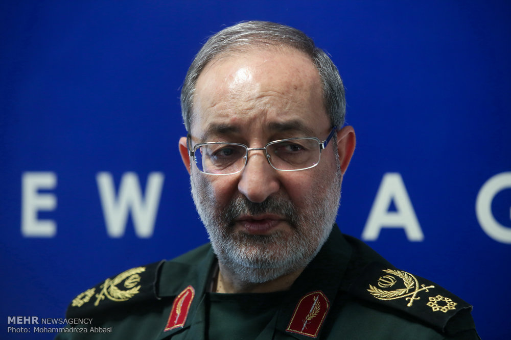 حضور سردار جزایری در خبرگزاری مهر