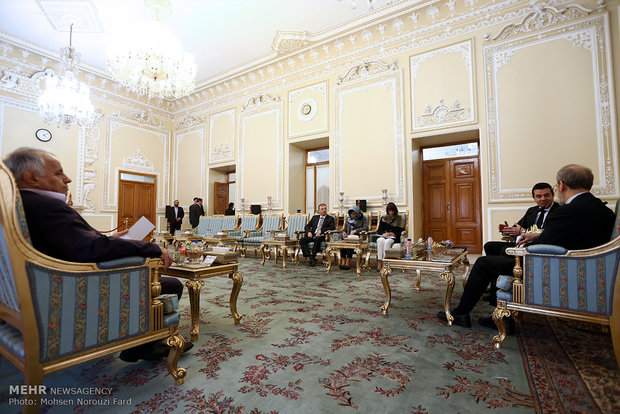 Larijani meets with Macedonian FM