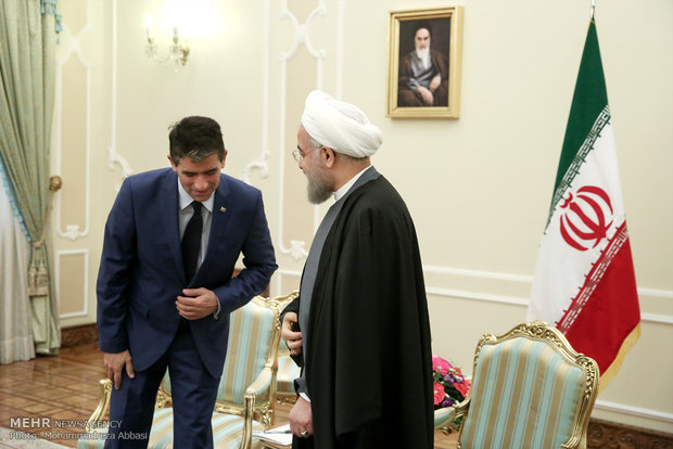 Rouhani receives Uruguay’s VP