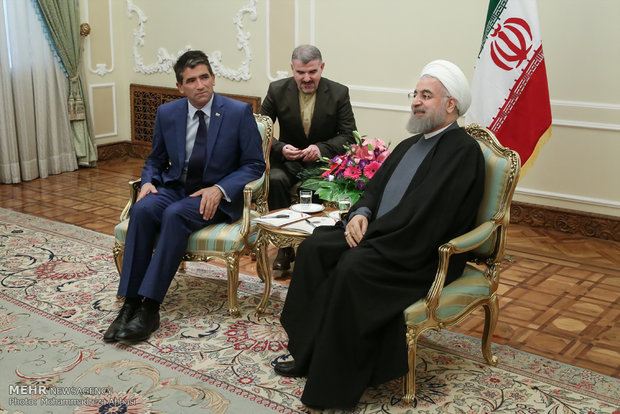 Rouhani receives Uruguay’s VP