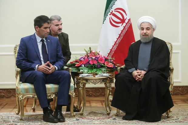 Rouhani receives Uruguay’s VP