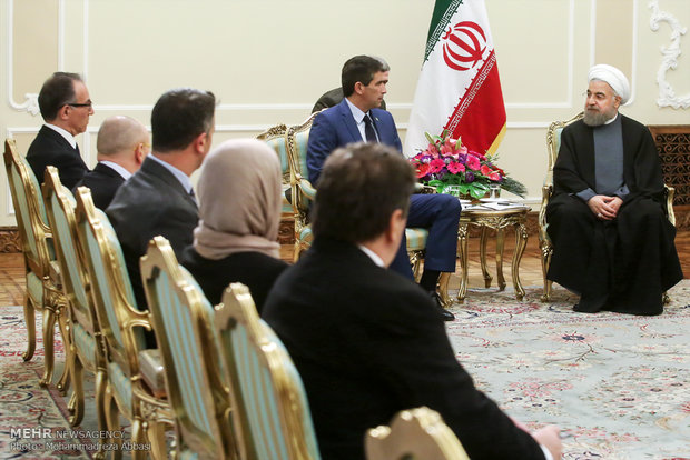 Rouhani receives Uruguay’s VP