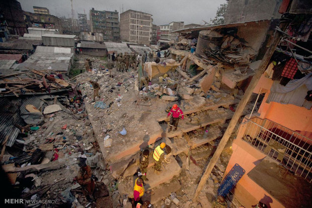 فروریختن ساختمان در کنیا‎ 