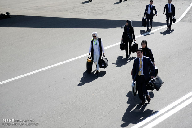 S Korea pres. arrives in Tehran for historic visit