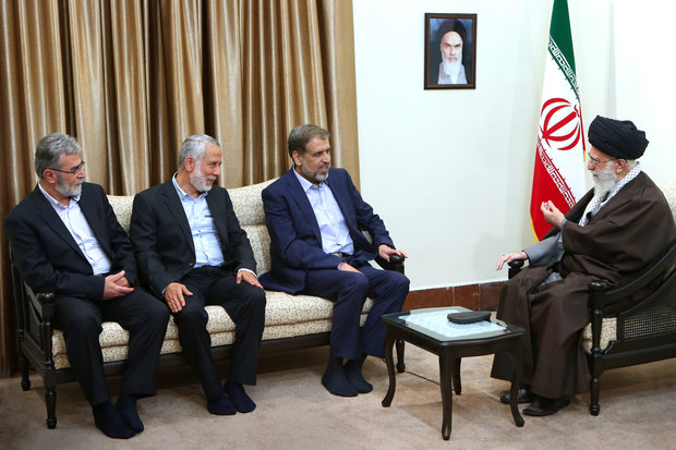 Leader receives Islamic Jihad Leader Abdullah Shalah