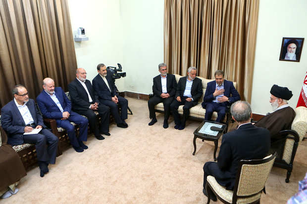 Leader receives Islamic Jihad Leader Abdullah Shalah