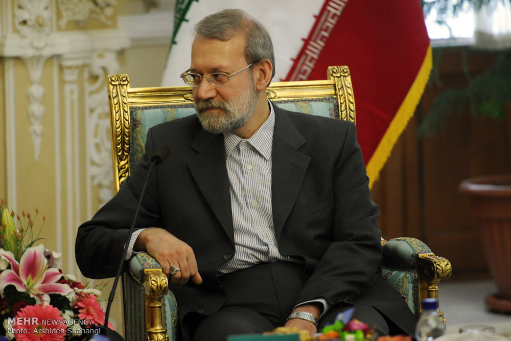 الامين لحركة الجهاد الاسلامي يلتقي رئيس مجلس الشورى الاسلامي