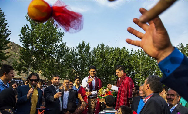 Traditional wedding ceremony in northeastern Iran