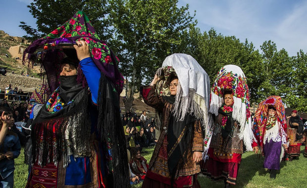 Traditional wedding ceremony in northeastern Iran