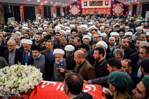 Lebanon holds funeral for Hezbollah commander