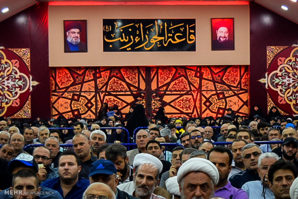 تشييع جثمان الشهيد مصطفى بدر الدين القيادي في حزب الله