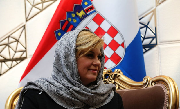Croatian president arrives in Tehran