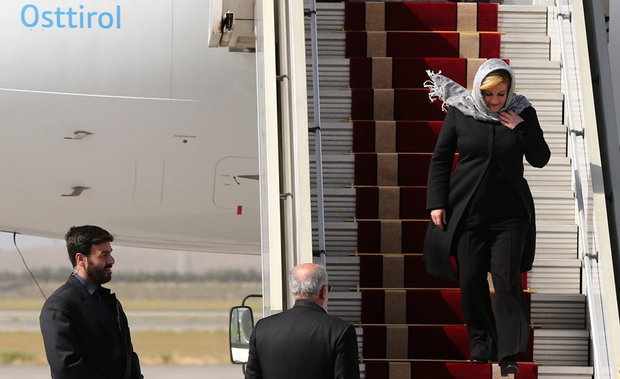 Croatian president arrives in Tehran