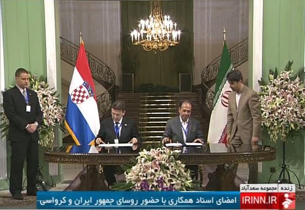 VIDEO: Iran, Croatia sign 2 MoUs in Tehran 