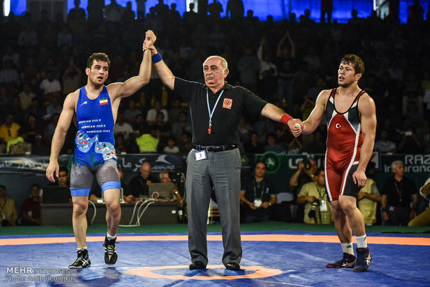 Iran champion of Greco-Roman Wrestling World Cup