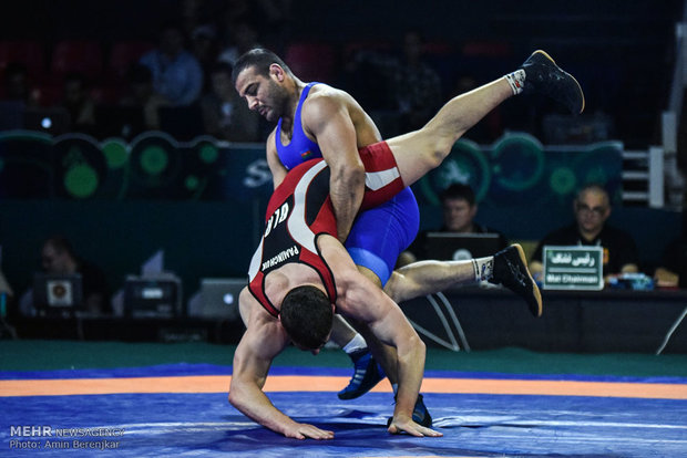 Iran champion of Greco-Roman Wrestling World Cup