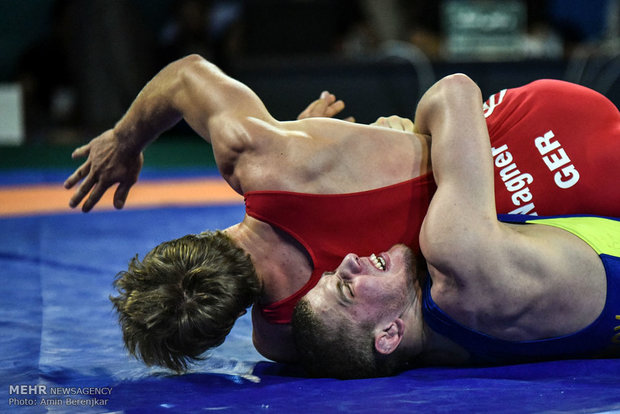 Iran champion of Greco-Roman Wrestling World Cup