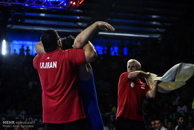 Iran champion of Greco-Roman Wrestling World Cup