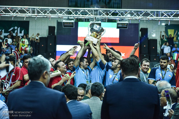 Iran champion of Greco-Roman Wrestling World Cup