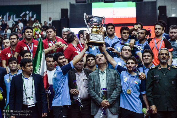 Iran champion of Greco-Roman Wrestling World Cup