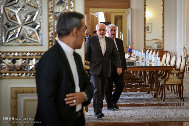 دیدار وزرای خارجه ایران و نیوزلند