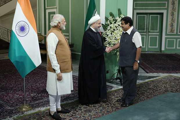 Rouhani officially welcomes Indian PM