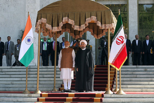 Rouhani officially welcomes Indian PM
