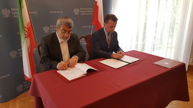 Iran, Poland ink MoU on fighting organized crime