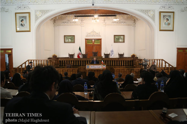 Larijani holds last press conference