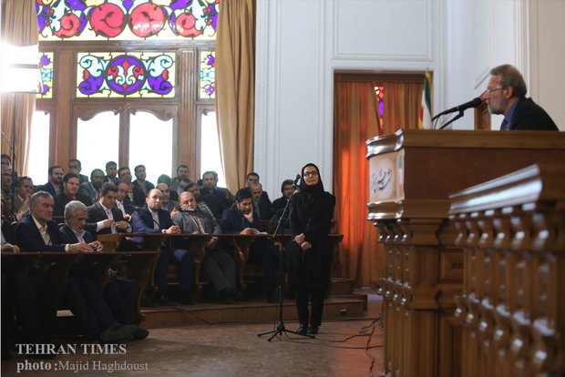 Larijani holds last press conference
