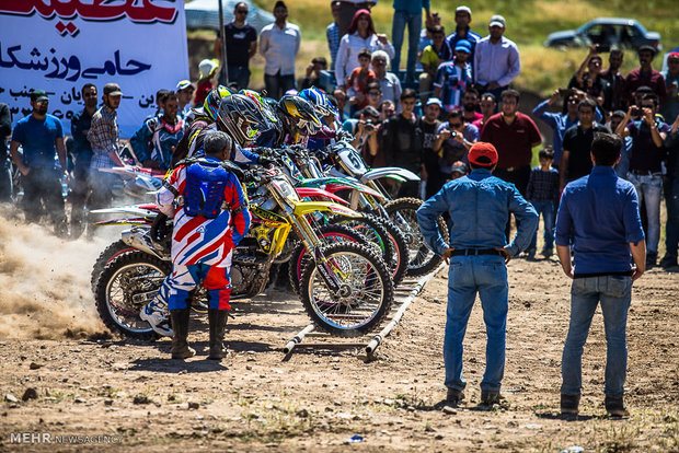 Qazvin hosts Silk Road Motocross Cup