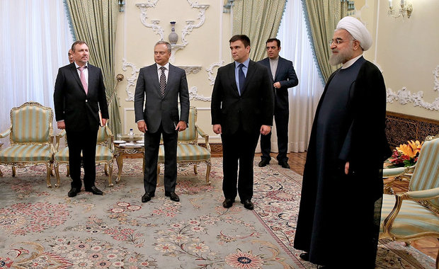 Rouhani meets Ukraine FM