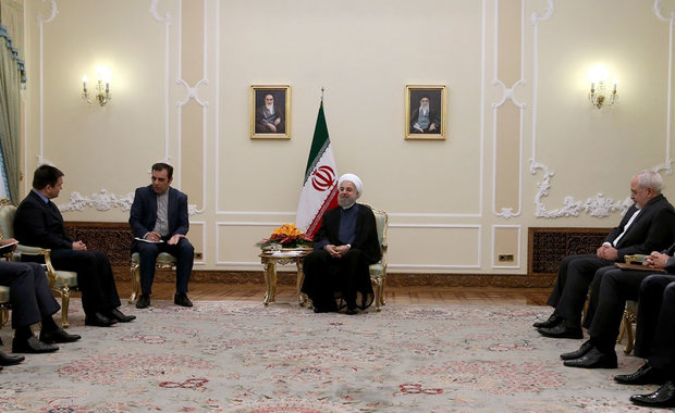 Rouhani meets Ukraine FM