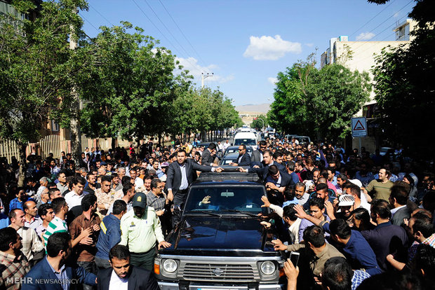 President Rouhani in Mahabad