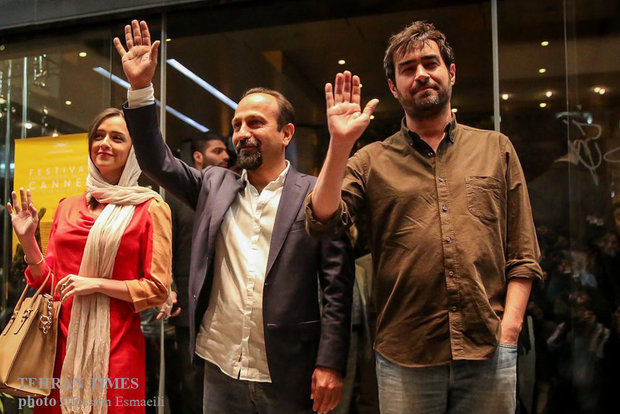 The Salesman' press conference
