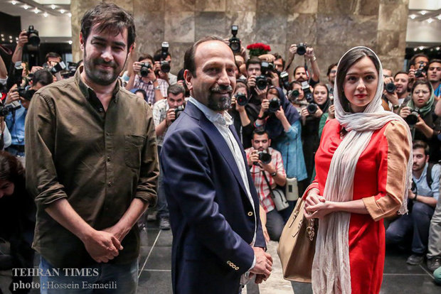 The Salesman' press conference
