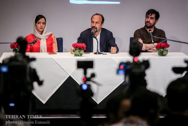 The Salesman' press conference