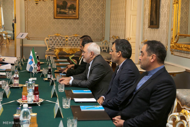 Zarif, Finish counterpart meet