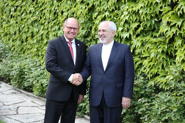 Zarif, İsveç Parlamento  Başkanı ile görüştü Zarif, İsveç Parlamento  Başkanı ile görüştü