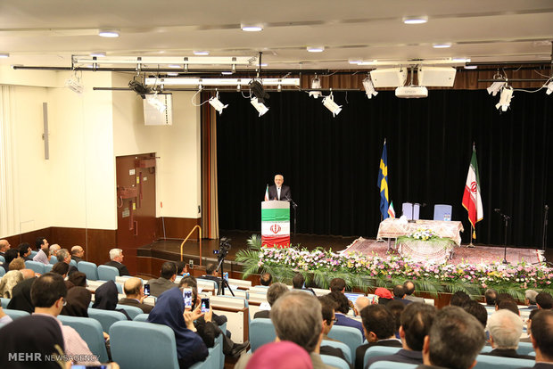 FM Zarif in Stockholm