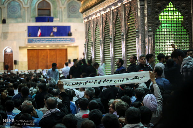 مراسم بیست و هفتمین سالگرد ارتحال بنیانگذار کبیر انقلاب اسلامی