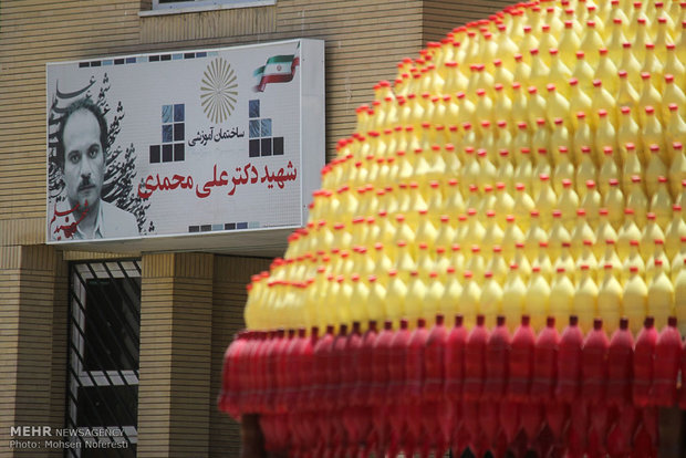 PNU students make gazebo with recycled materials