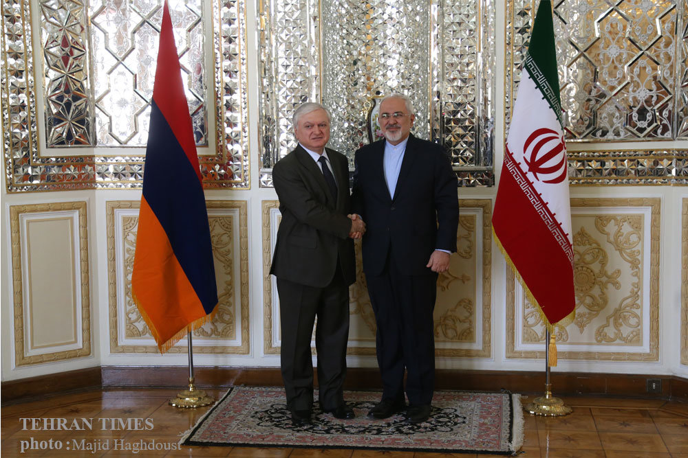 Iranian, Armenian FMs meet in Tehran