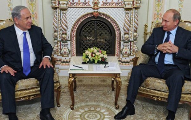دیدار نتانیاهو و پوتین در روسیه