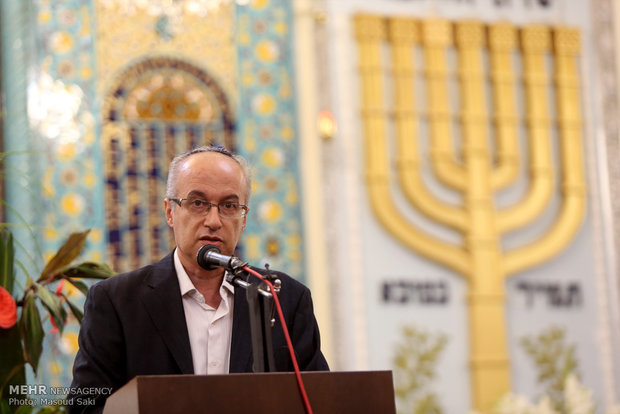 Commemoration of Imam Khomeini in Jewish synagogue