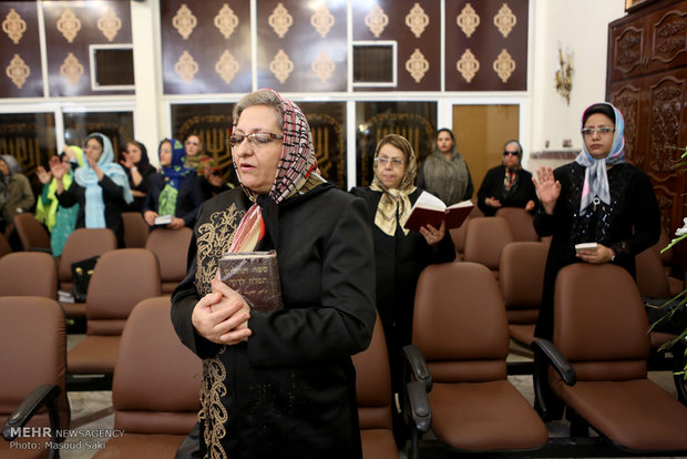 Commemoration of Imam Khomeini in Jewish synagogue